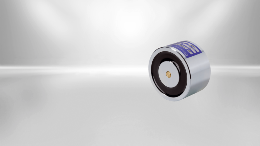 Door holding magnets from Kendrion are available in different designs. This type of SAFE Line is the base for all other designs.