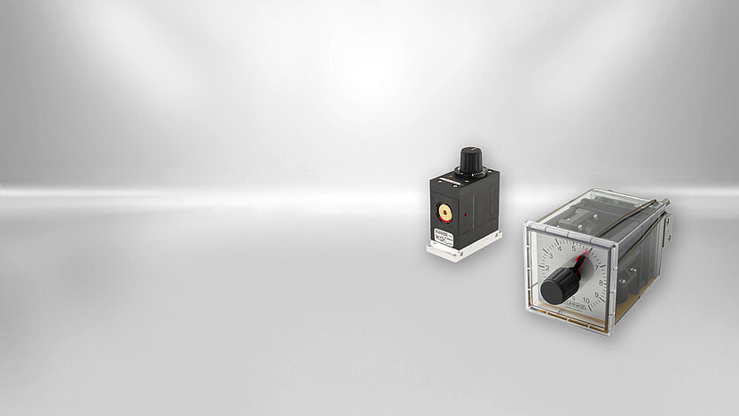 The pneumatic timer is used in explosion hazardous areas.