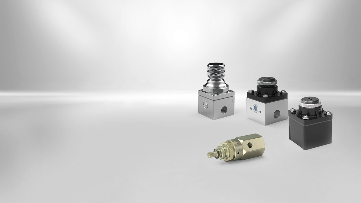 Precise regulation characteristics and high realizable flow rates usable for various media.