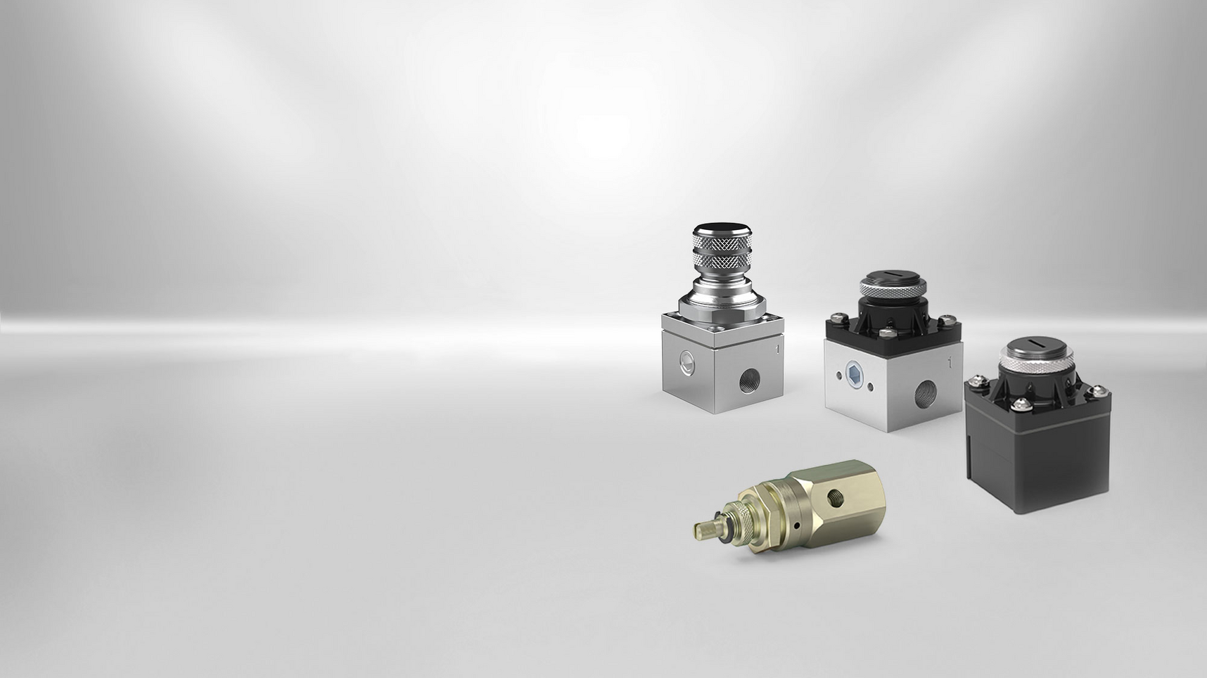 Precise regulation characteristics and high realizable flow rates usable for various media.