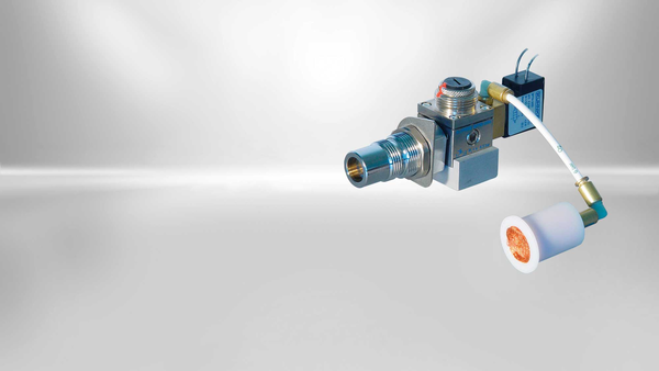 Compact oxygen control unit for pediatrics from Kendrion. The unit in the incubator guarantee the respiration air supply.