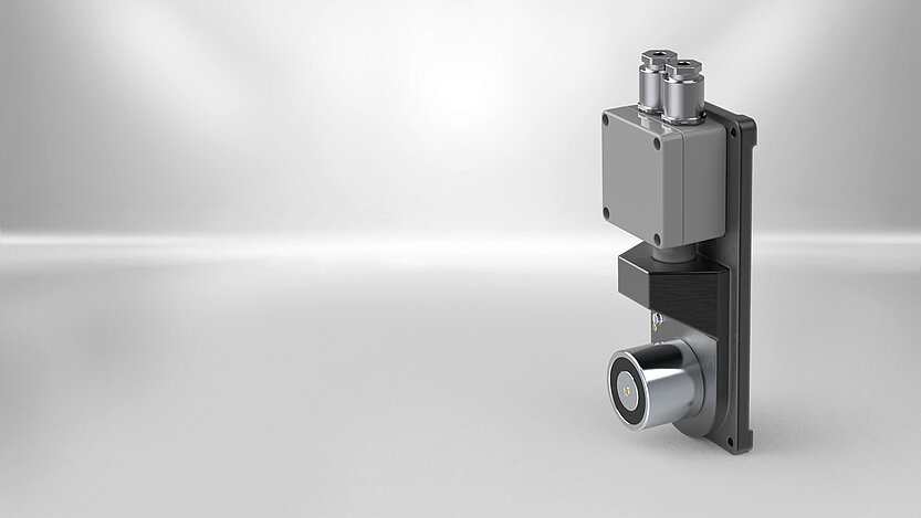 Door holding magnets from Kendrion are available in different designs. This type of SAFE Line is designed for the use on ships or outdoor.