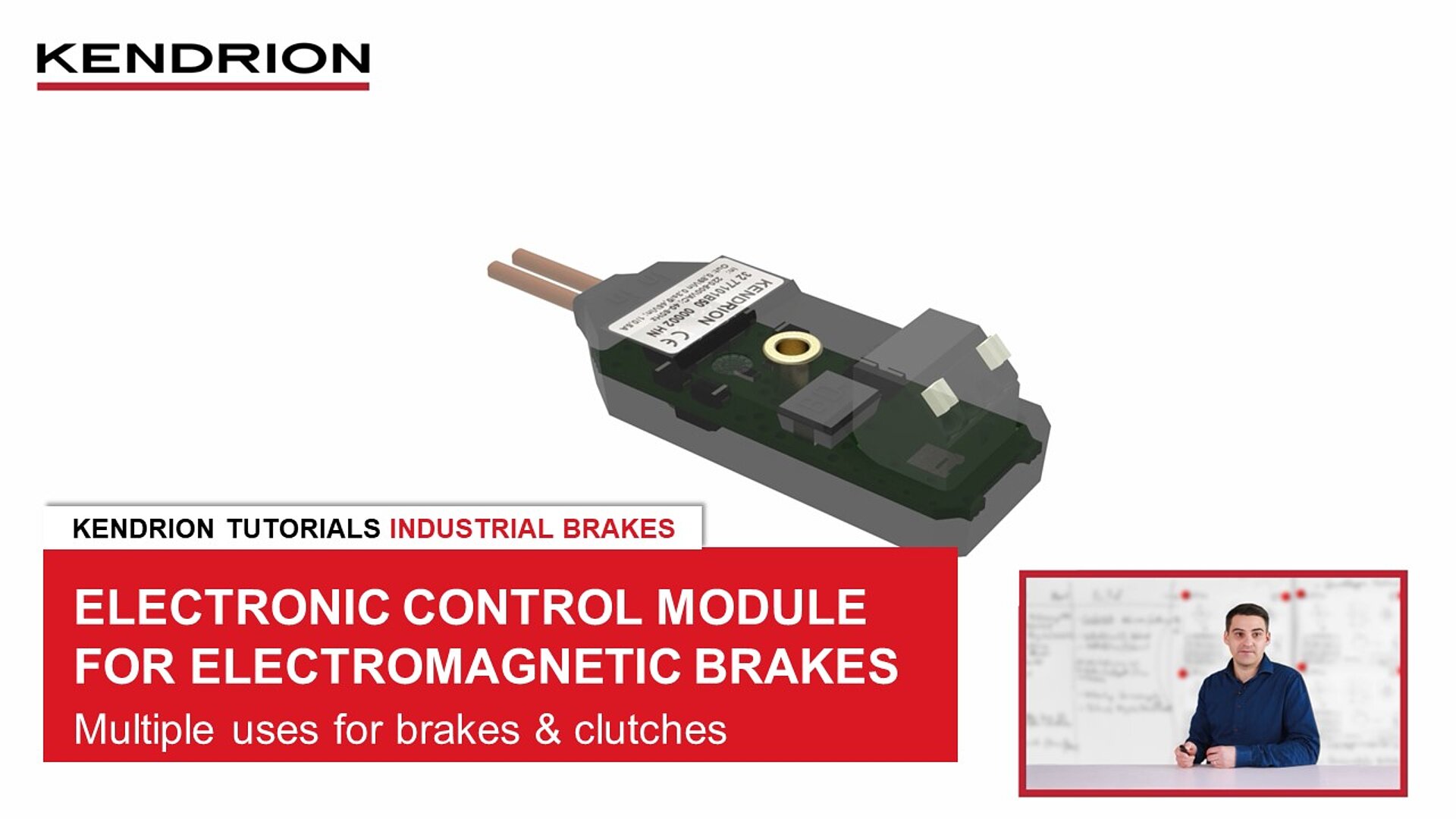 Kendrion Tutorial - Elektronikmodul für elektromagnetische Bremsen