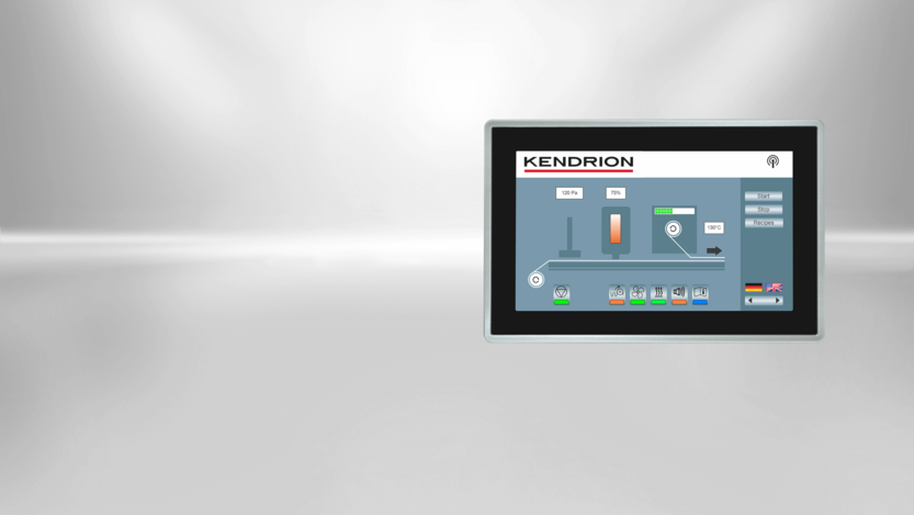 Touchpanel sps codesys panel Combined visualisation, touch control and control electronics.