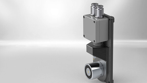 Door holding magnets from Kendrion are available in different designs. This type of SAFE Line is designed for the use on ships or outdoor.