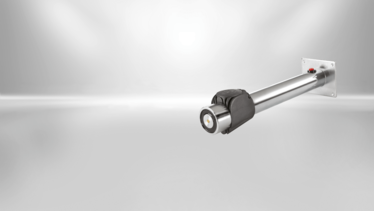 Door holding magnet SAFE (plastic swivel head) from Kendrion Door holding magnets from Kendrion are available in different designs. This type of SAFE Line is staffed with a plastic swivel head.