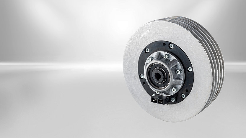Kendrion magnetic particle clutches, brakes and controllers are used in conveying technology 