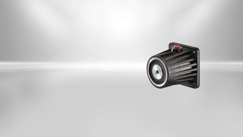 Door holding magnets from Kendrion are available in different designs. This type of STANDARD Line is for on-wall mounting.