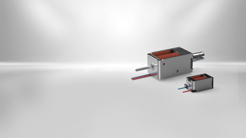 AC linear solenoids allow for extremely fast switching times and very high attraction forces. They are used in machine-building in general and for a wide range of other applications, including switchgear construction.
