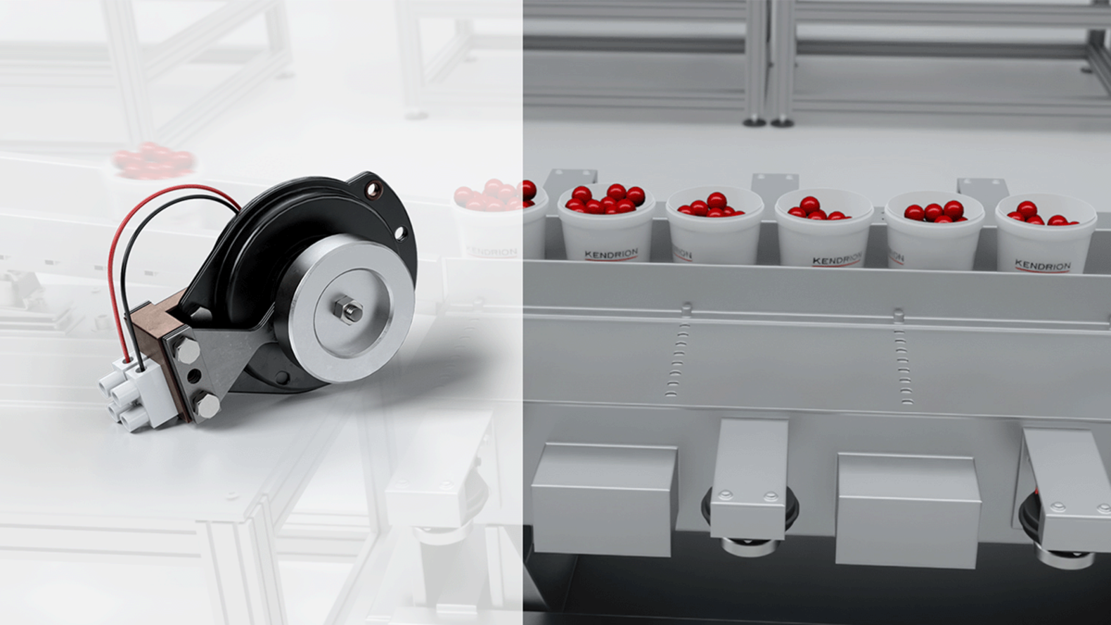 vibratory drive OAB with vibrating table