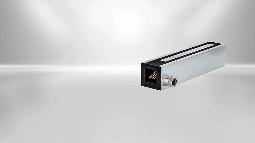 The electro-holding bar from Kendrion is an electromagnet in square design with a length of up to 600mm and a width of up to 60mm.